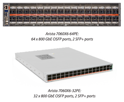 Arista 7060X6-32PE amd 7060X6-64PE AI Network Switches