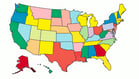 plain map of unites states