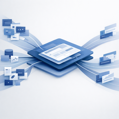 Unified agent workspace for multiple systems and data sources converging into a single clean interaction